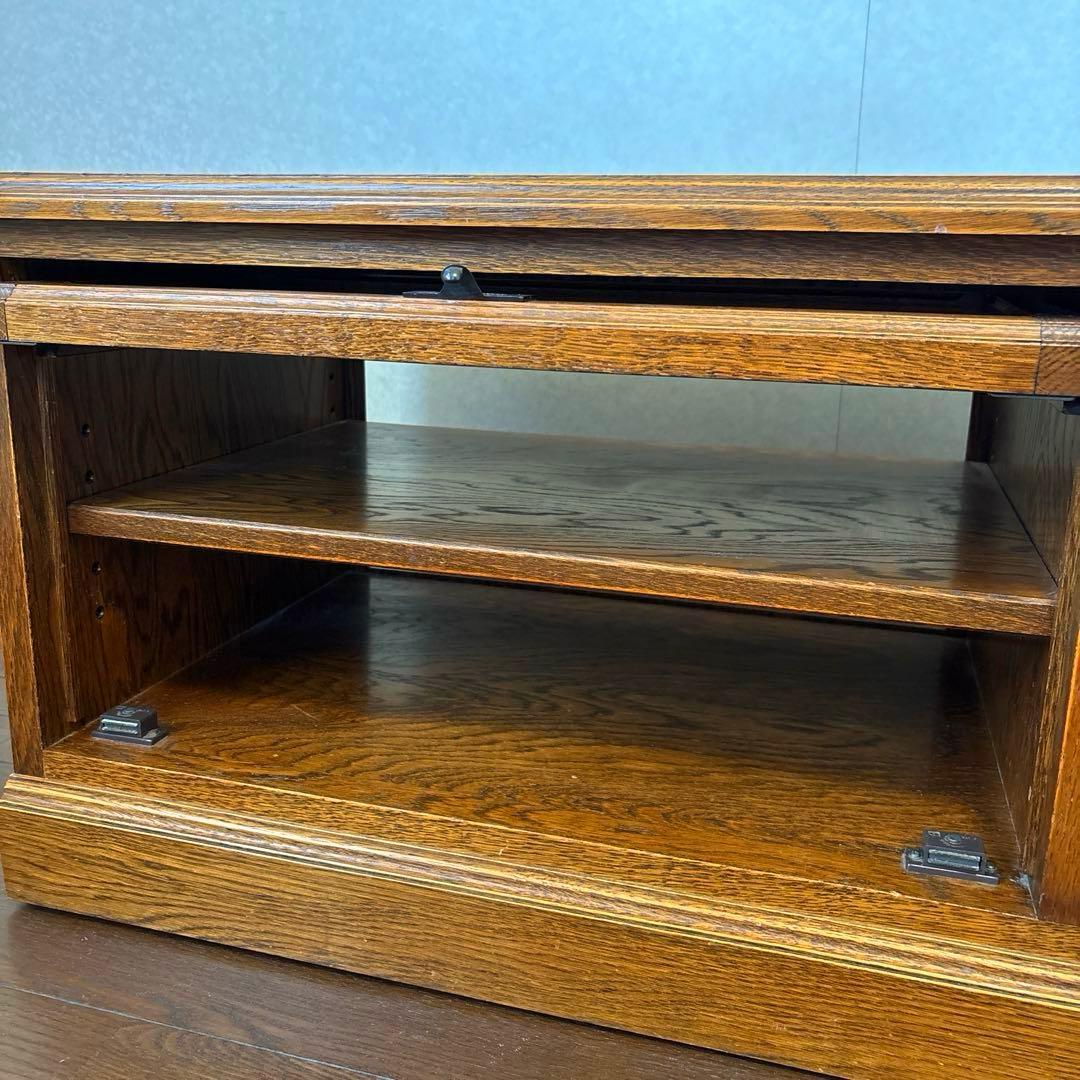 【良品】三越ブルージュ テレビボード フラップ扉 キャスター付き ヴィンテージ