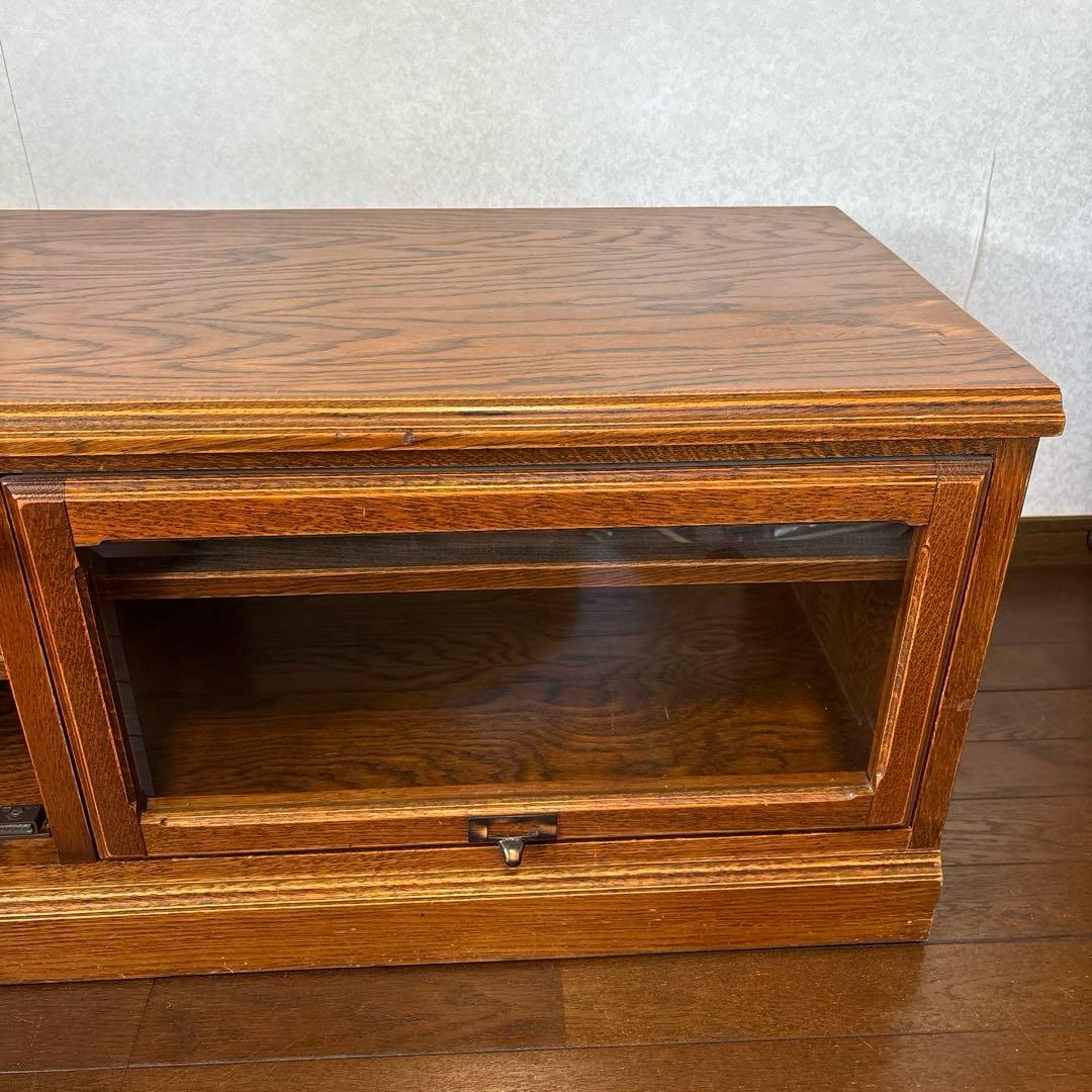 【良品】三越ブルージュ テレビボード フラップ扉 キャスター付き ヴィンテージ