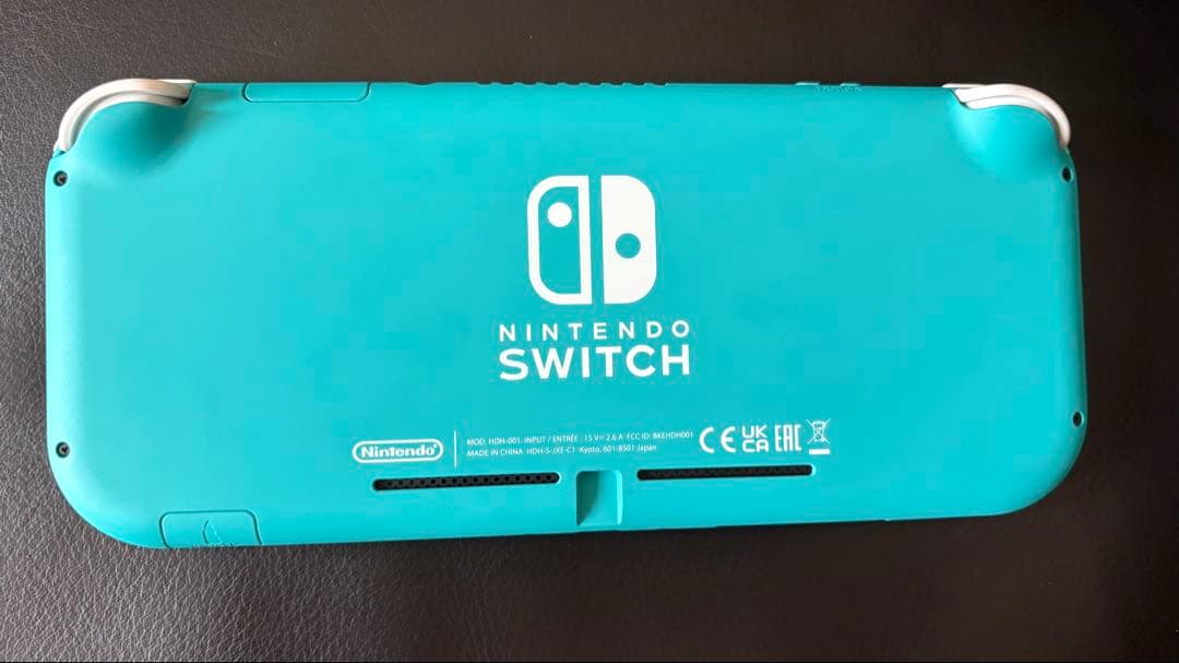 美品Nintendo Switch Liteターコイズ本体 充電器 ソフトポーチ