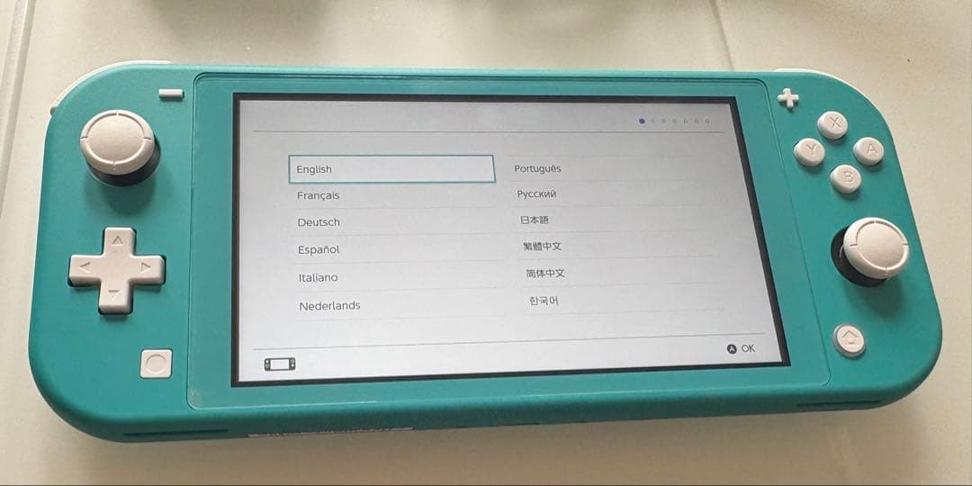 美品Nintendo Switch Liteターコイズ本体 充電器 ソフトポーチ