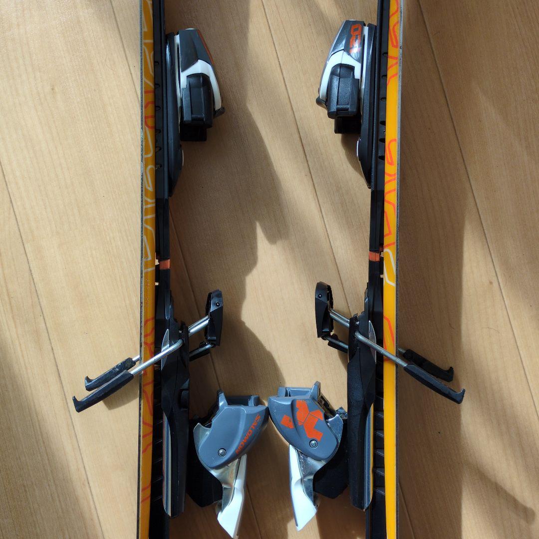 SALOMON AXESS ミッドスキー　中古　120cm ビンディング付き