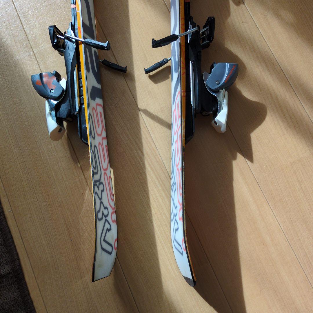 SALOMON AXESS ミッドスキー　中古　120cm ビンディング付き