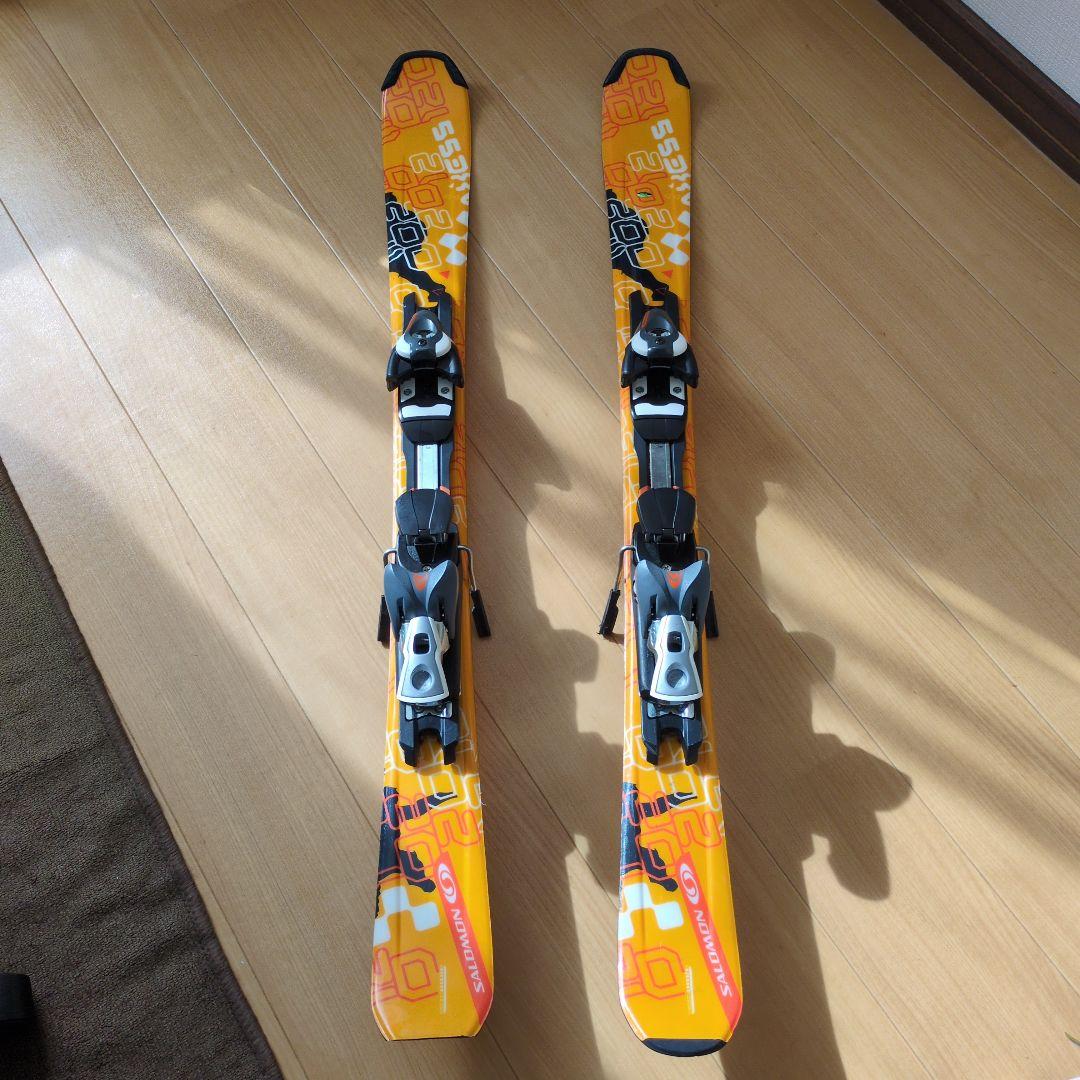 SALOMON AXESS ミッドスキー　中古　120cm ビンディング付き