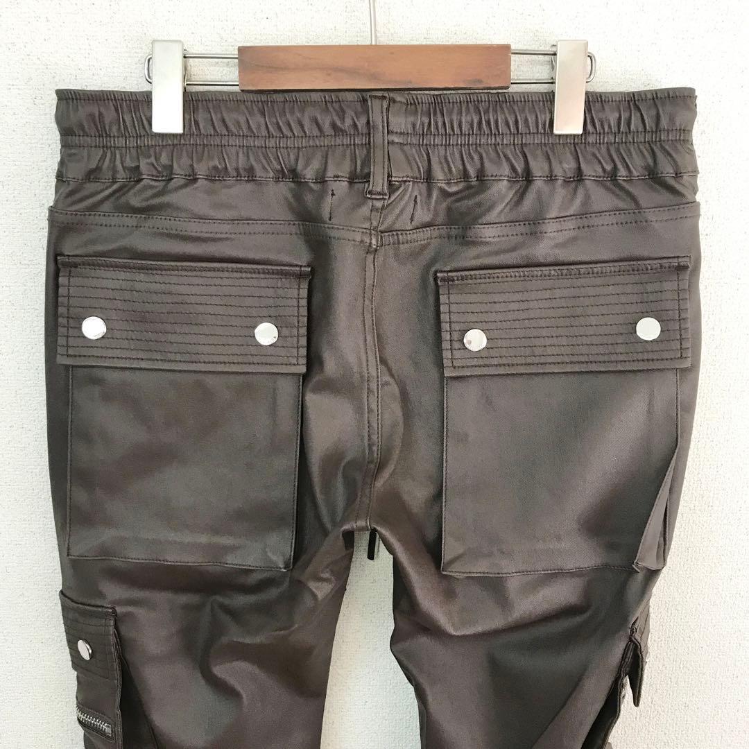 メルヴィンス TYPE-4 スリムストレッチ WAX カーゴ パンツ S3113