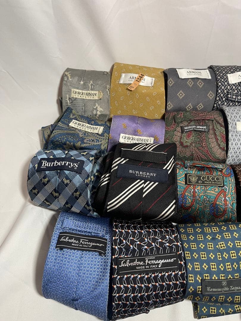 ★23点★まとめ★ハイブランド ネクタイ★GUCCI★Burberry★ゼニア★