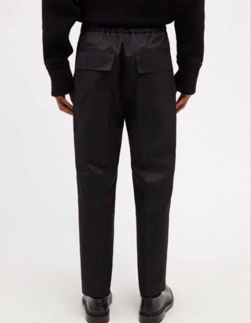 JIL SANDER ジルサンダー ALEM 46 黒 スラックス ovy L