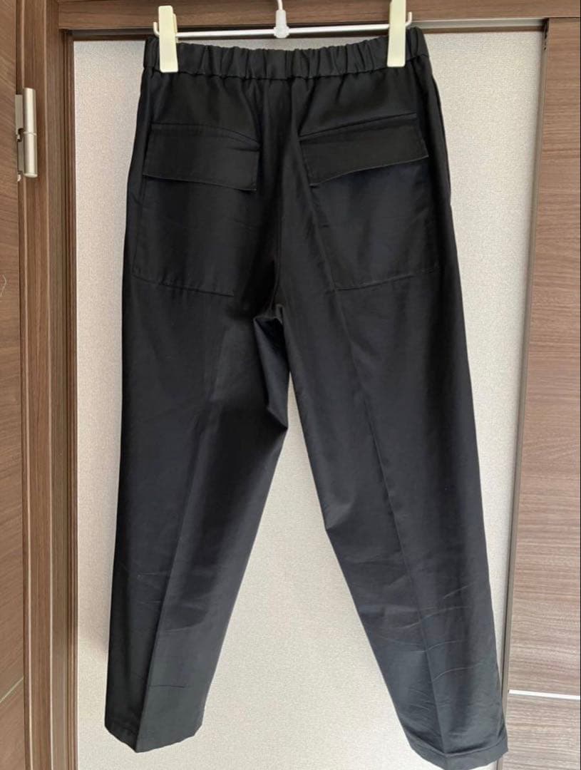 JIL SANDER ジルサンダー ALEM 46 黒 スラックス ovy L