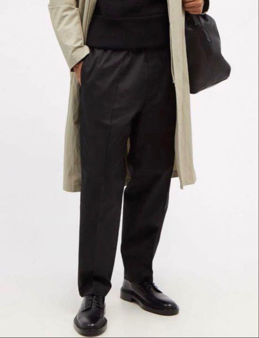 JIL SANDER ジルサンダー ALEM 46 黒 スラックス ovy L