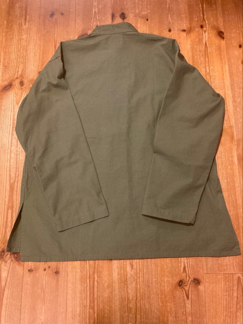 エンジニアードガーメンツ DAYTON SHIRT M ネペンテス カーキ