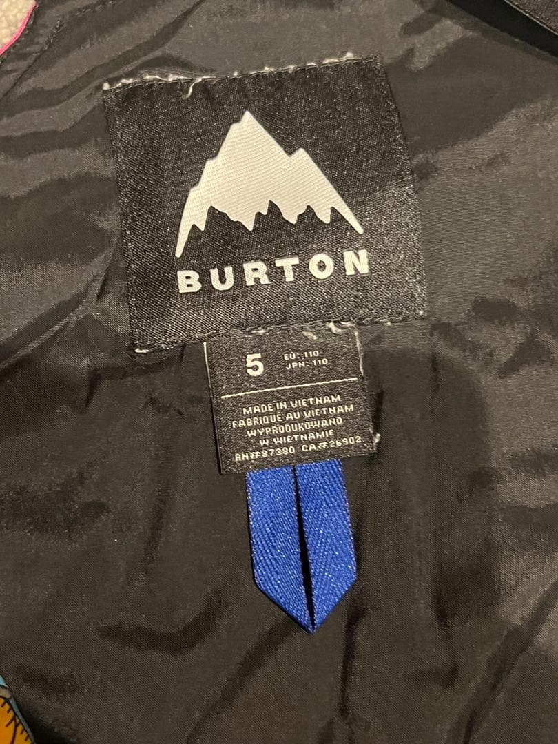 BURTON 子ども用スノーウェアセット サイズ5