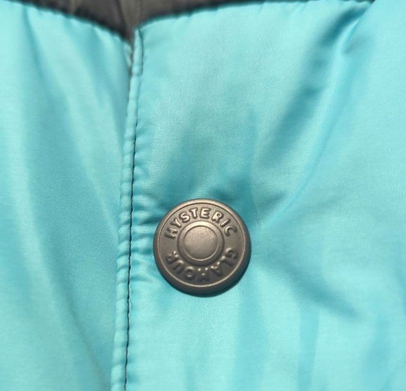 ヒステリックグラマー✧中綿プリマロフト 洗える人工羽毛ベスト ネイビー L 美品