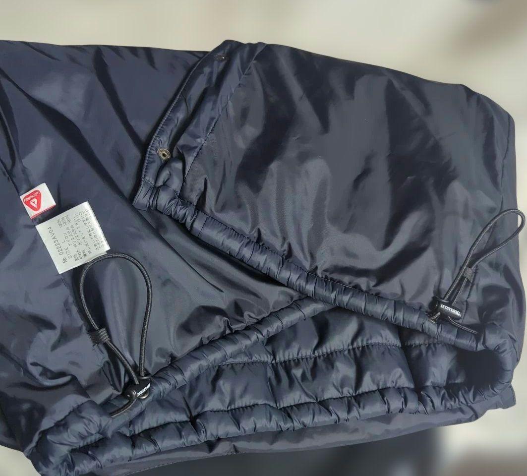 ヒステリックグラマー✧中綿プリマロフト 洗える人工羽毛ベスト ネイビー L 美品