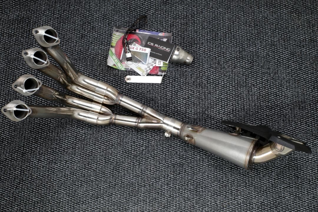 GSX-S750 CS Racing アンダーマウントフルエキゾーストマフラー