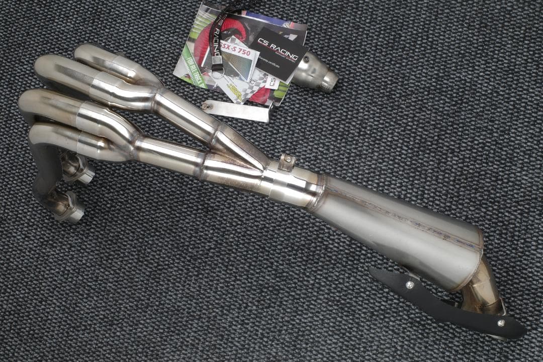 GSX-S750 CS Racing アンダーマウントフルエキゾーストマフラー