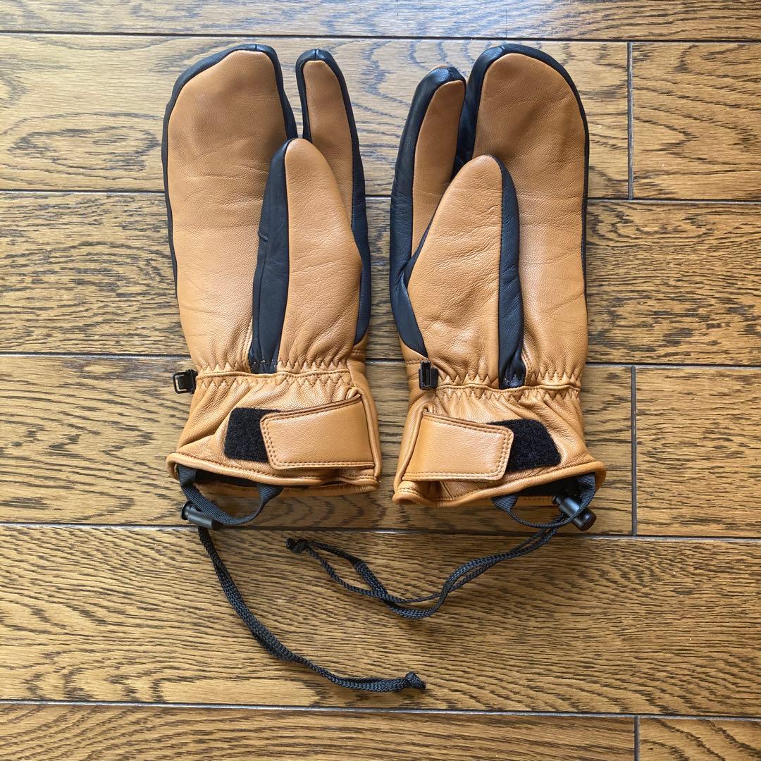 OGASAKAオガサカ3本指スキーグローブGM/CAMスリーフィンガー ミトンL