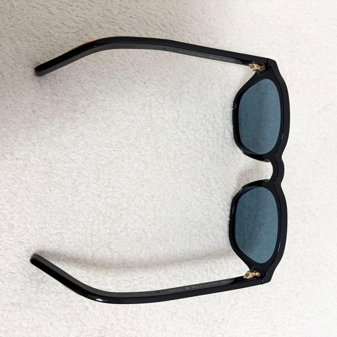 【美品】プラダ メタルプラーク サングラス SPR A16-F ブラック