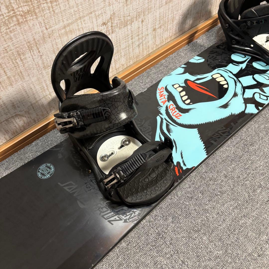 【送料無料】SANTA CRUZ スノーボードセット