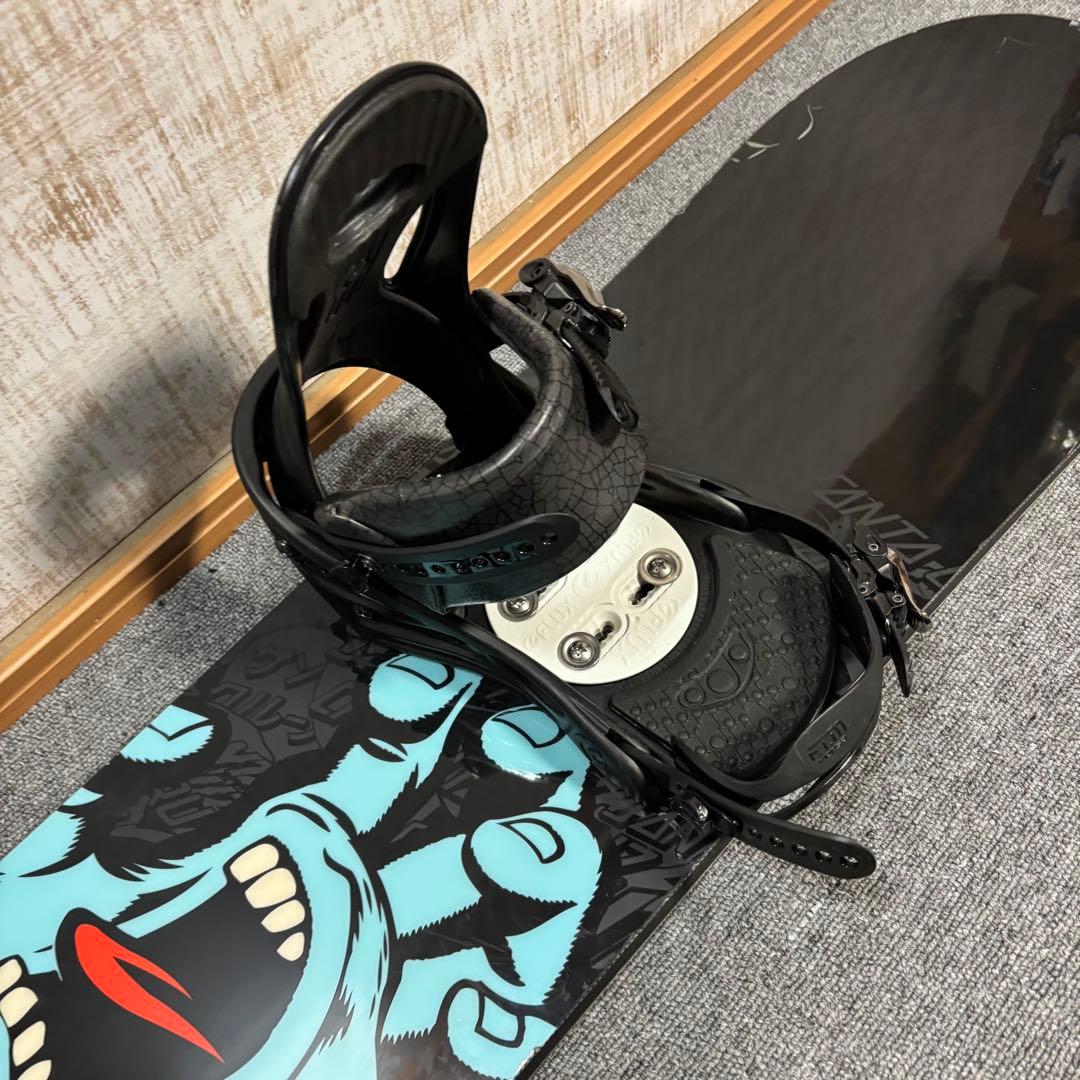 【送料無料】SANTA CRUZ スノーボードセット