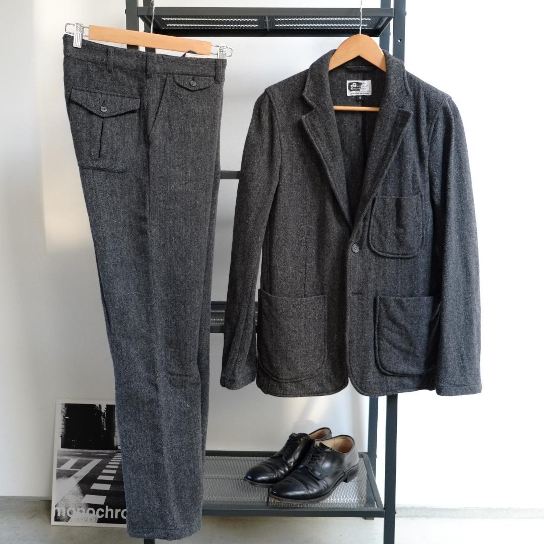 【傑作3ピース】旧タグ Engineered Garments ヘリンボーン