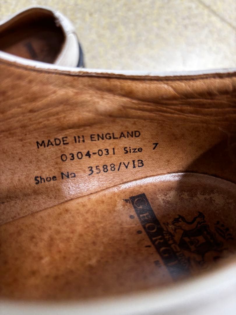 ジョージコックス　UK製　サイズ7