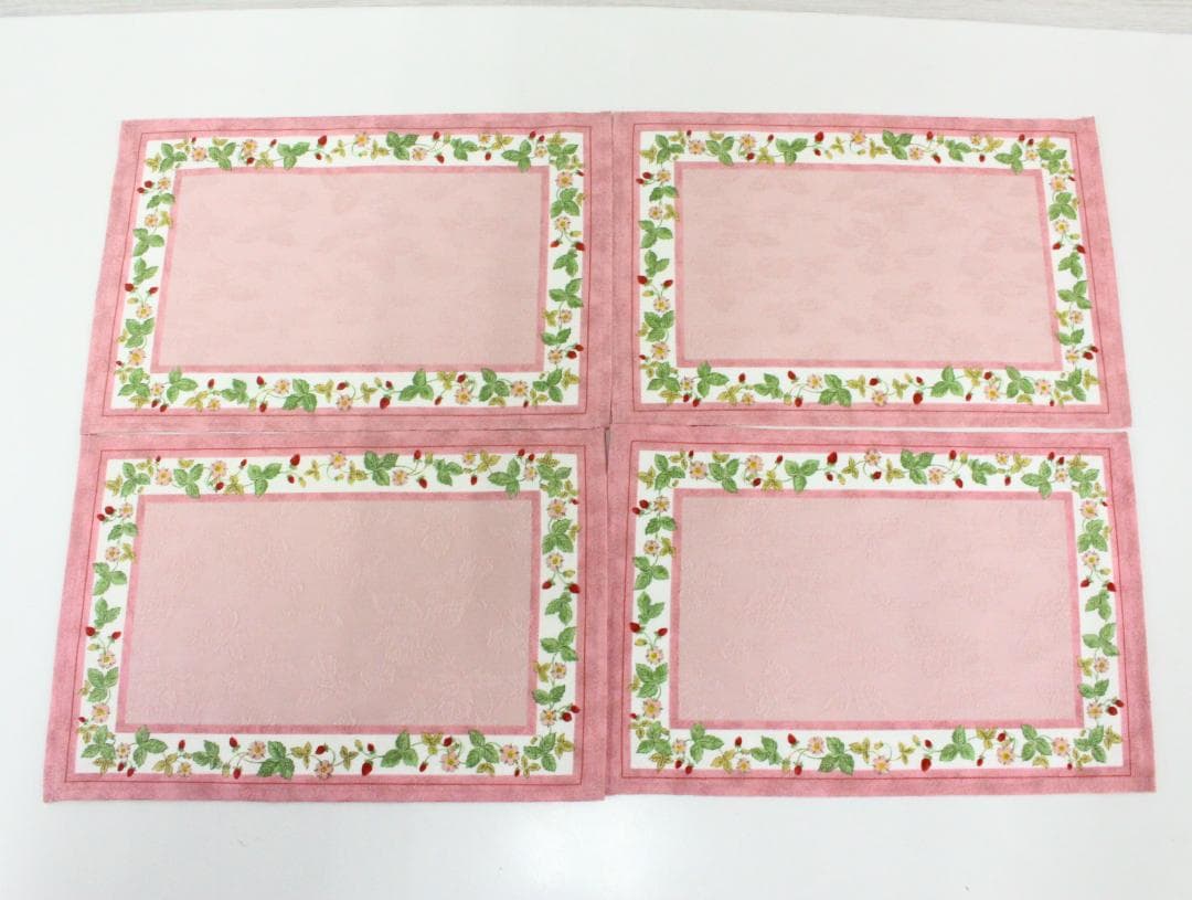 ▲大量まとめ ウェッジウッド ワイルドストロベリー テーブルマット