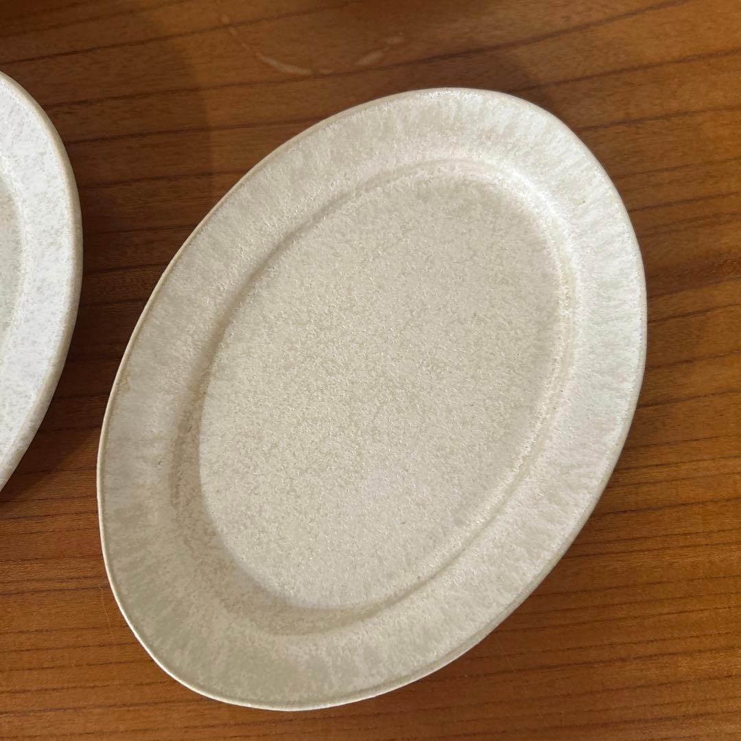 【美品】佐野元春　toharu オーバル皿　S 藍白　海碧　4枚セット