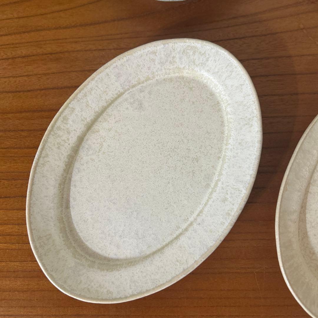 【美品】佐野元春　toharu オーバル皿　S 藍白　海碧　4枚セット