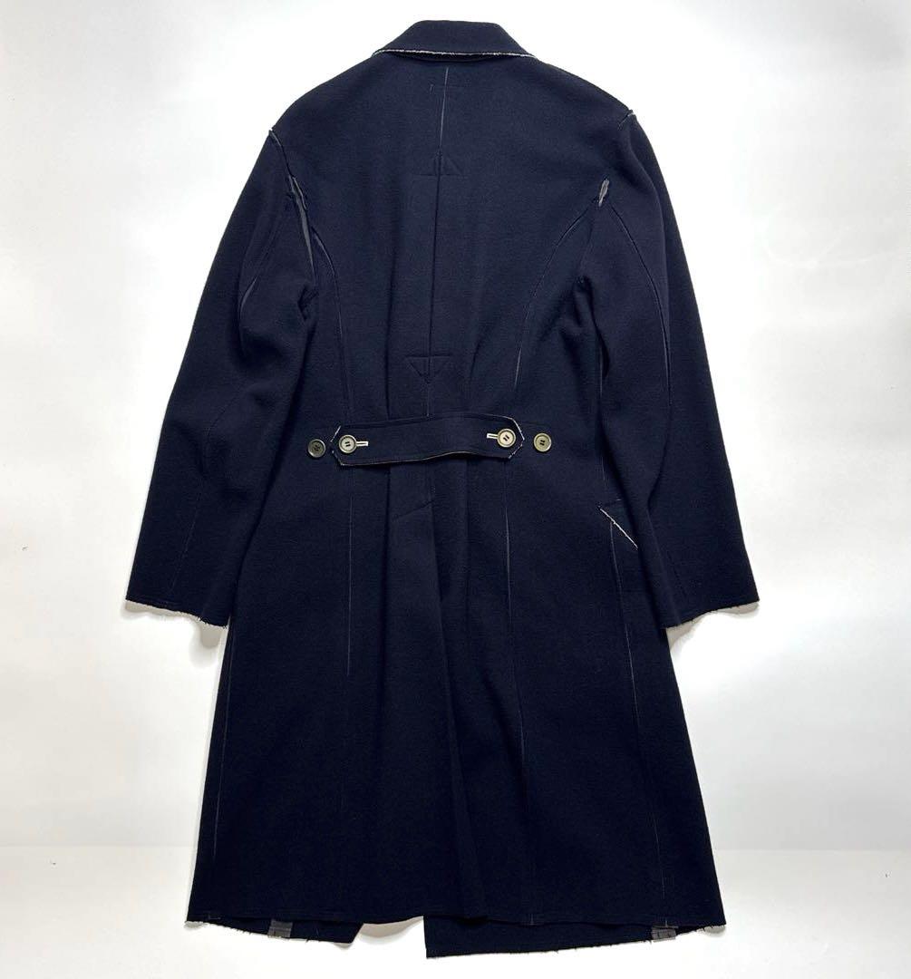 【美品・レア】ポールスミス　ダブルブレストコート　トレンチ　ネイビー　L