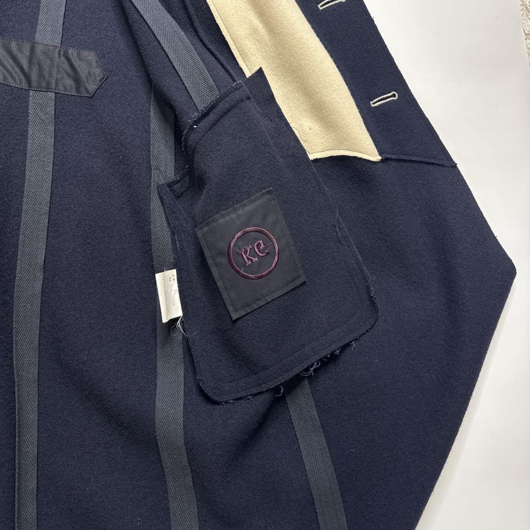 【美品・レア】ポールスミス　ダブルブレストコート　トレンチ　ネイビー　L