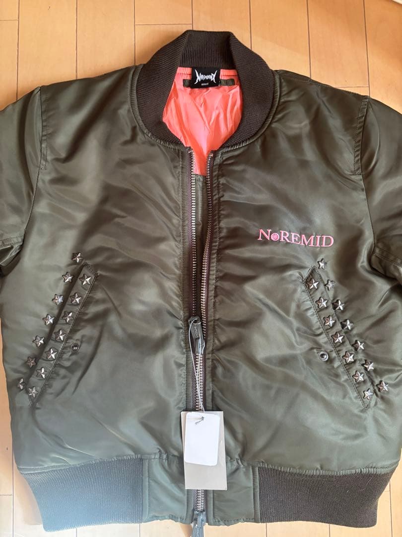 NoREMID MA-1ジャケット オリーブグリーン