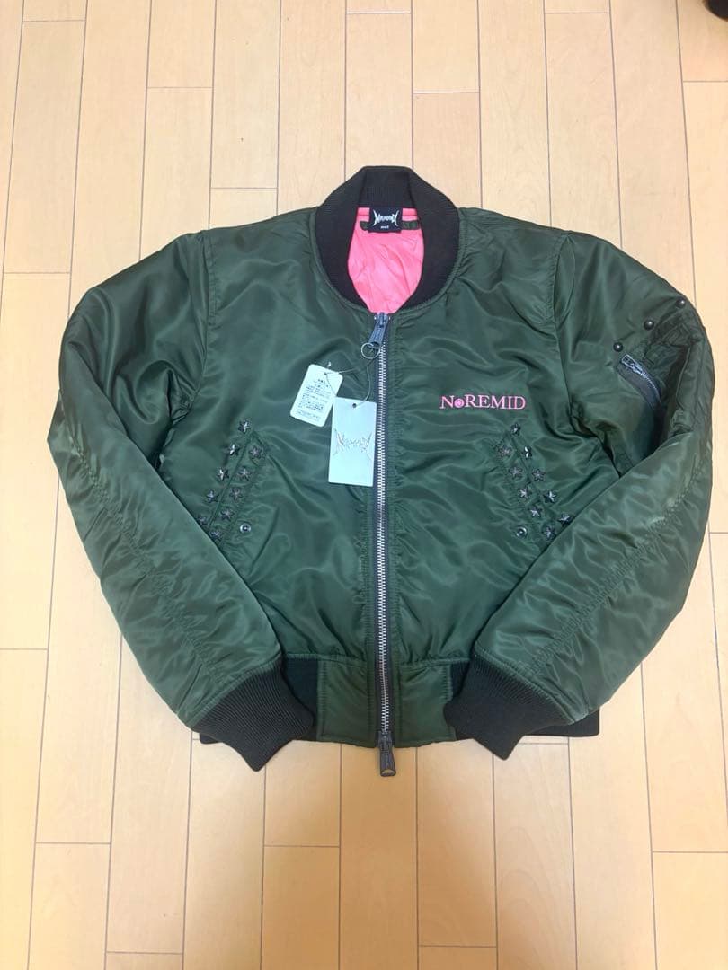 NoREMID MA-1ジャケット オリーブグリーン