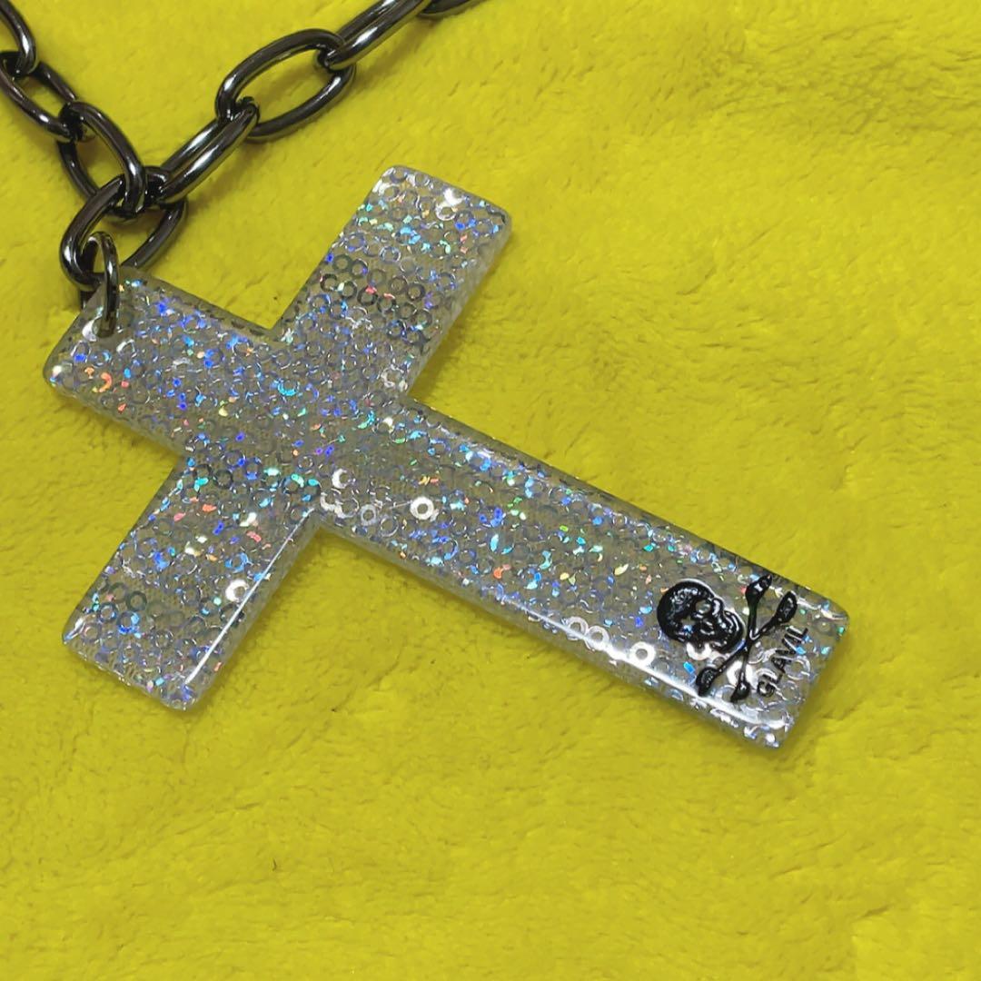 GLAVIL by tutuha 激レアスパンコール 十字架ネックレス y2k