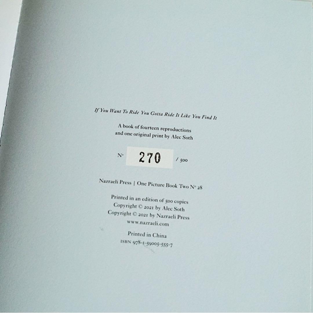 【希少品】「 If You Want to Ride...」　アレック・ソス