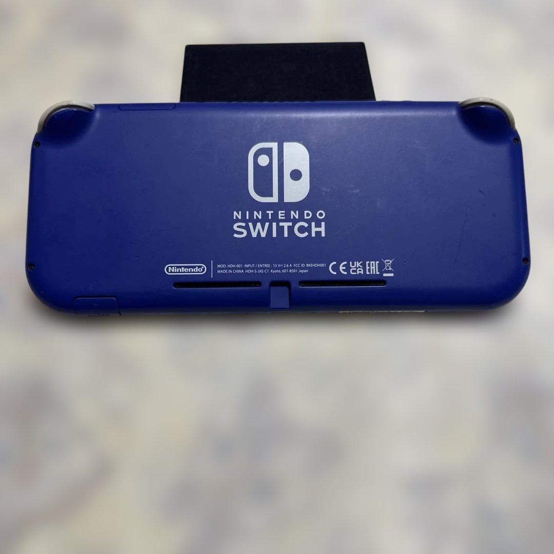 Nintendo Switch Lite 青色 カスタムスティックキャップ付き