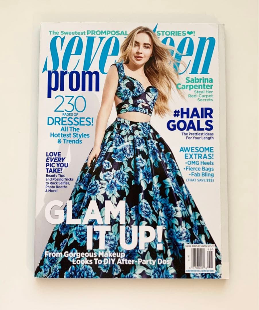 女性情報誌 Seventeen Prom 2017 Magazine
