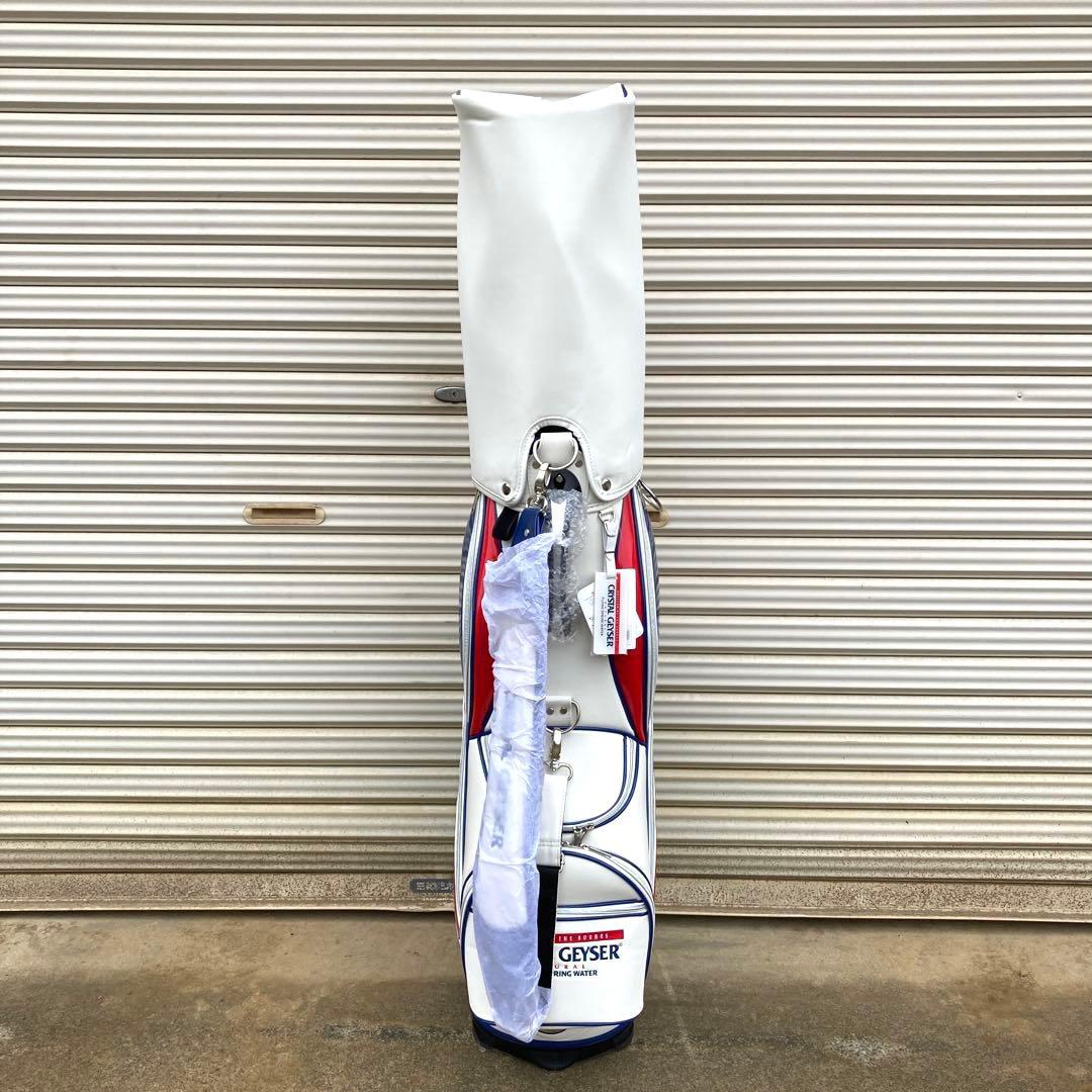 【新品未使用】CRYSTAL GEYSER キャディバッグ トリコロール