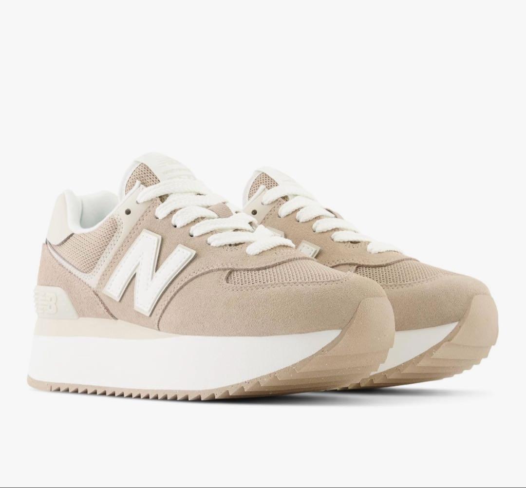 new balance レディース WL574Z 574+ 厚底 スニーカー