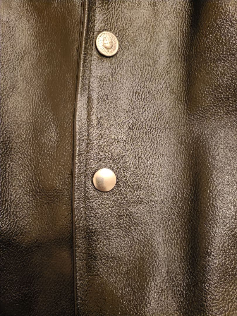 VERSACE　レザー ボンバージャケット 黒