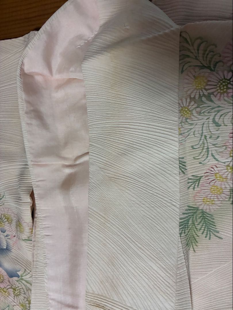 クリーム色薔薇柄 アンティーク大正ロマンレトロモダン大人可愛い