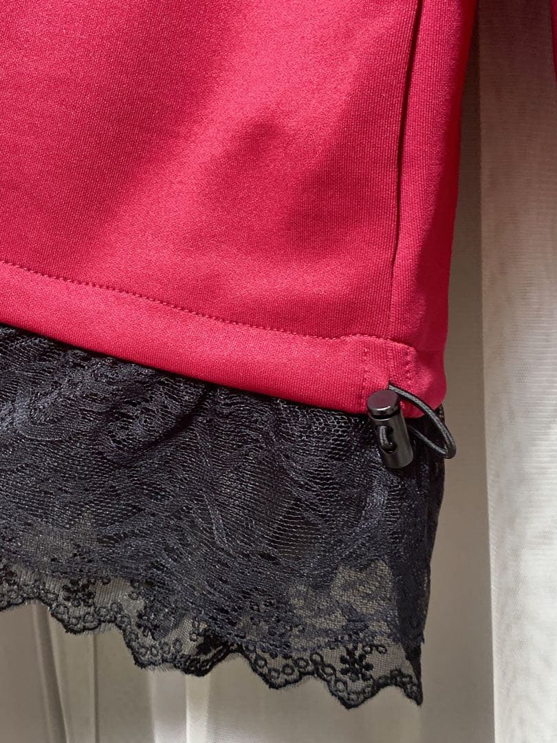 【新品】Jamie エーエヌケー アシンメトリー フリル ジャージ パーカー