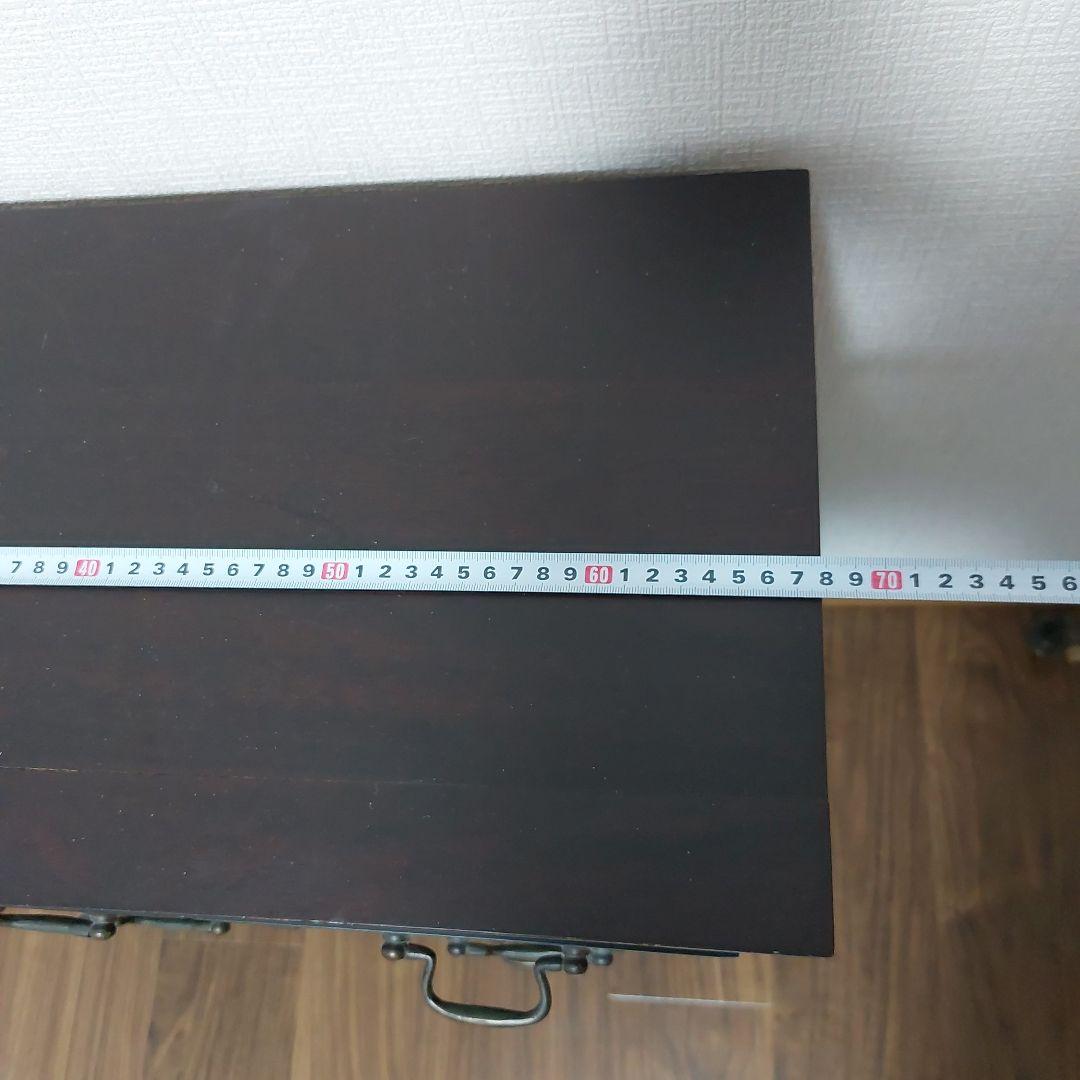 アンティーク木製引き出し箪笥 12個収納 ダークブラウン