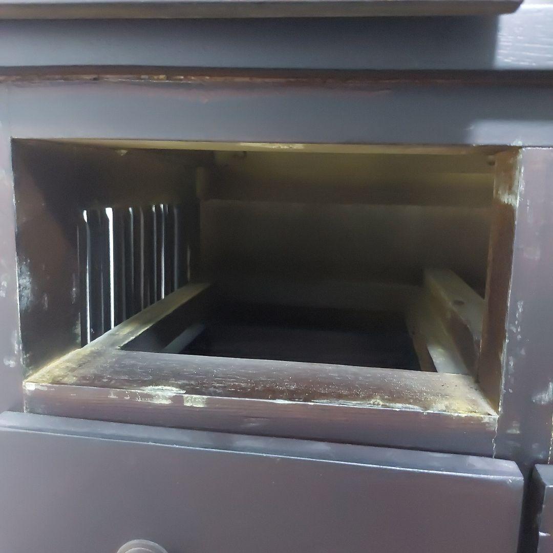 アンティーク木製引き出し箪笥 12個収納 ダークブラウン