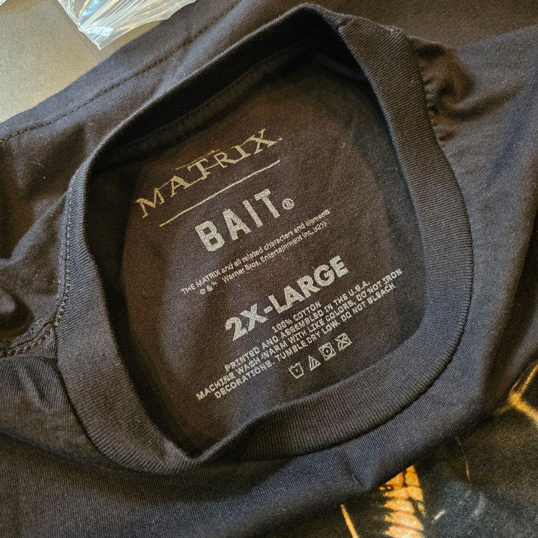 BAIT マトリックス Tシャツ 畜光プリント