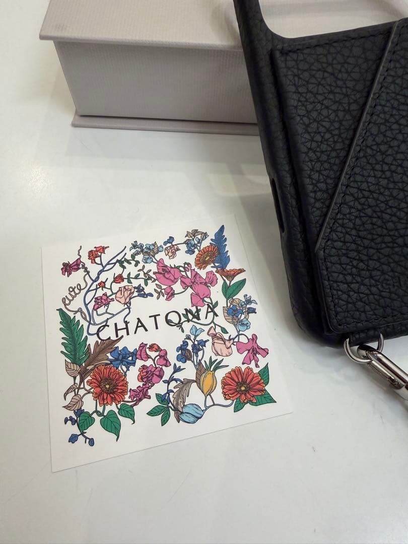 XmasセールCHATONA iPhone17Pro ケースストラップカード入付