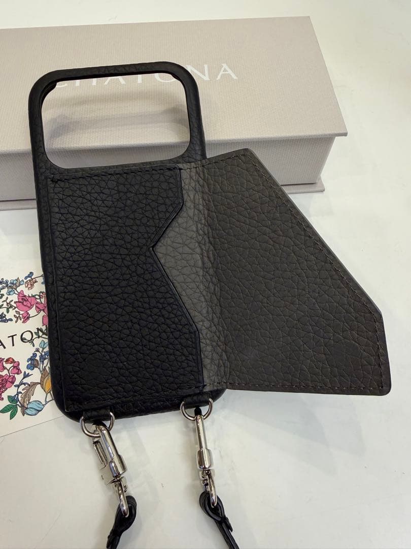 XmasセールCHATONA iPhone17Pro ケースストラップカード入付