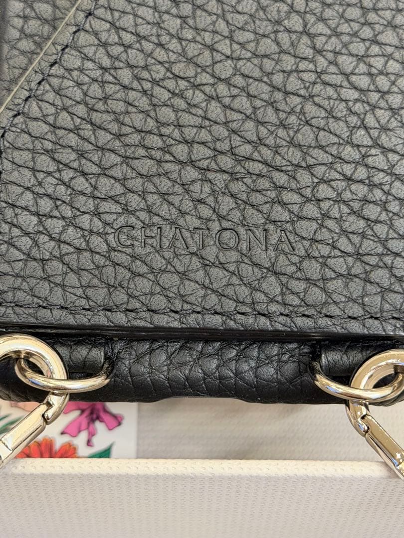 XmasセールCHATONA iPhone17Pro ケースストラップカード入付