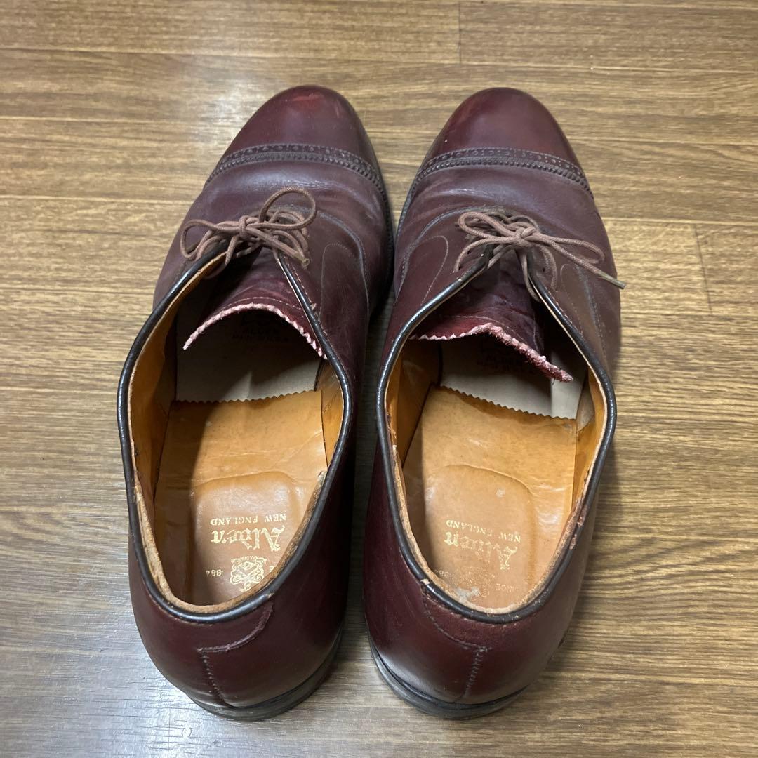 Alden ダークブラウン ドレスシューズサイズ11ハーフBワイズ