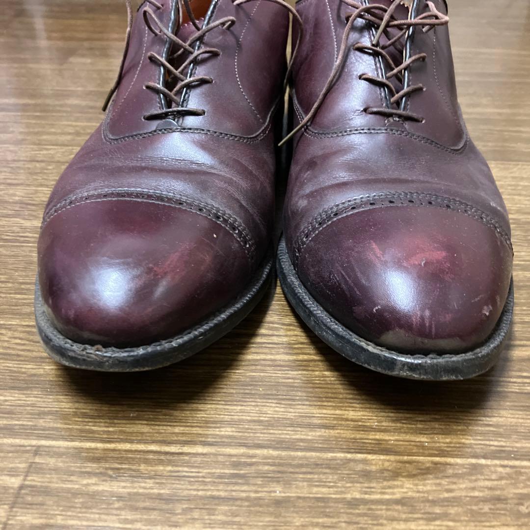Alden ダークブラウン ドレスシューズサイズ11ハーフBワイズ