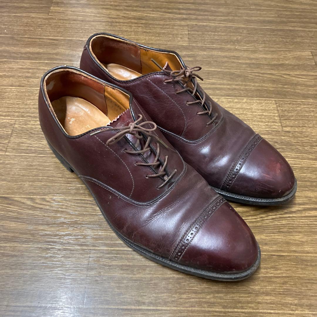 Alden ダークブラウン ドレスシューズサイズ11ハーフBワイズ