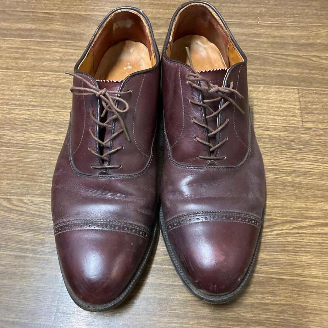 Alden ダークブラウン ドレスシューズサイズ11ハーフBワイズ